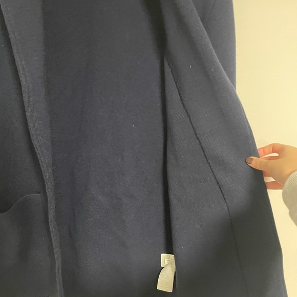 J. Crew Navy Knit Blazer XXS - Picture 5 of 5